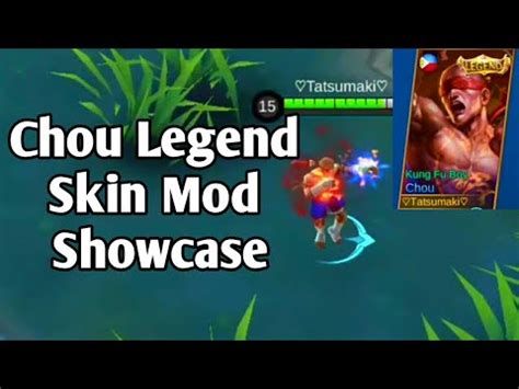 Chou Legend Skin Mod| Show Case | - YouTube