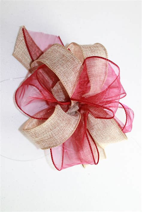 embroitique.com: How to Make Big Decorative Bows ~ a really easy tutorial