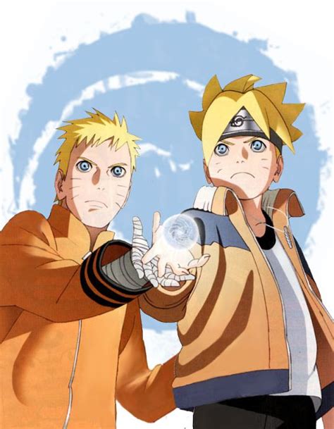 Pai e filho | Naruto e boruto, Personagens de anime e Anime