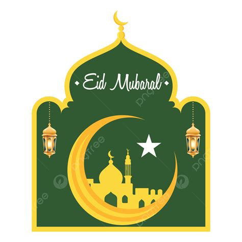 Eid Mubarak Watercolor Vector PNG Images, Eid Mubarak Transparent Background, Celebration ...