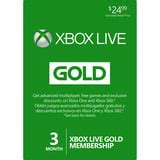 3 Month Microsoft Xbox One & Xbox 360 LIVE Gold Membership Card Subscription - Walmart.com