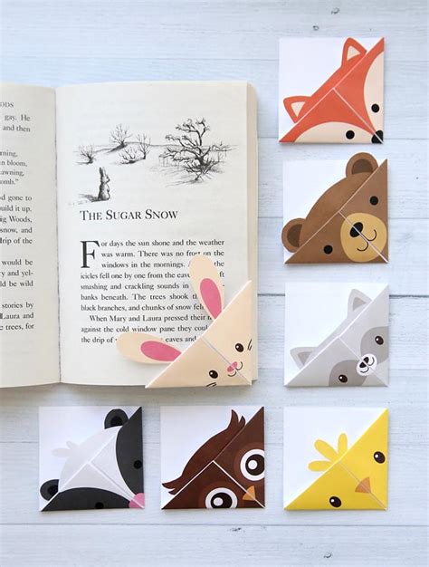 DIY Crafty Paper Animal Bookmarks | Ann Inspired