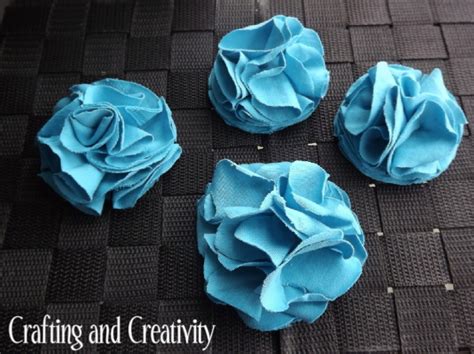 Crafting and Creativity: how to make t-shirt pom pom flowers | T shirt ...