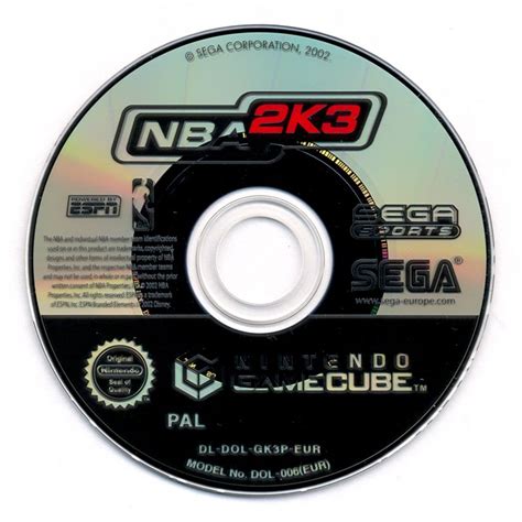 NBA 2K3 (2002) GameCube box cover art - MobyGames