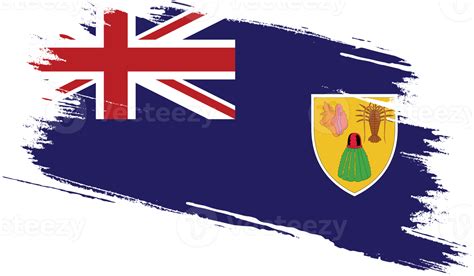 turks and caicos islands flag in grunge style 12024974 PNG