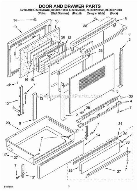 Kitchenaid Superba Oven Parts Diagram | Besto Blog