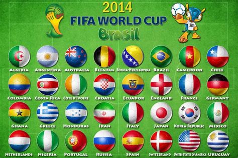 Countries participating World Cup in Brazil 2014 wallpapers and images ...