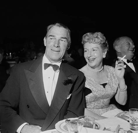 Actor Randolph Scott and wife Patricia Stillman attend the Friars Dinner in Los AngelesCA (With ...