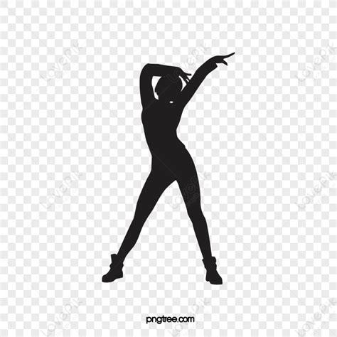 Silhouette Female Dance Moves Swing,girl,modeling,dancer PNG Hd Transparent Image And Clipart ...