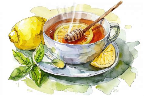 Herb Tea Watercolor Free Stock Photo - Public Domain Pictures