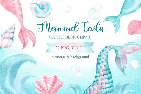 Mermaid Tail Image Clipart