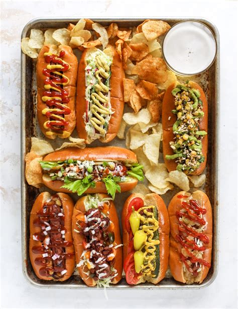 Hot Dog Bar - How to Make a Hot Dog Bar + 8 Fancy Hot Dogs