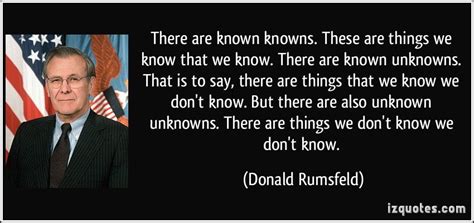 we don't know what we don't know quote - Google Search | Donald ...