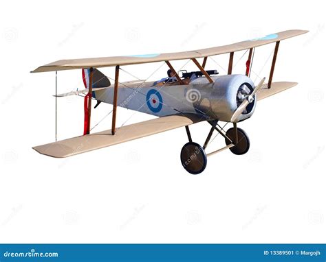 Radio Controled WWI Model Biplane Stock Image - Image of airplane ...