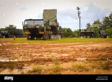 Patriot missile launcher system Stock Photo - Alamy