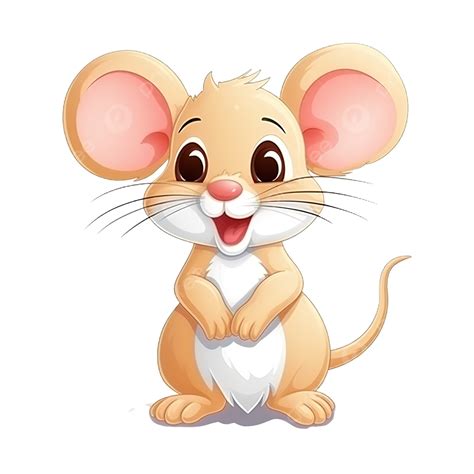 Mouse Animal Cartoon Character, Mouse Clipart, Cartoon Clipart, Character Clipart PNG ...