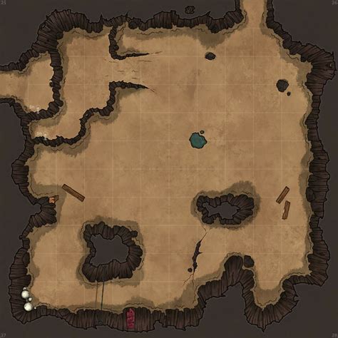 ArtStation - Dungeon Maps: Generic large cave. , Michael Fitzhywel | Dungeon maps, Fantasy map ...