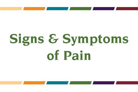 Signs & Symptoms of Pain at End of Life - Hospice of the Red River Valley