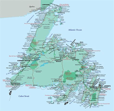 Road Map Of Newfoundland – Verjaardag Vrouw 2020