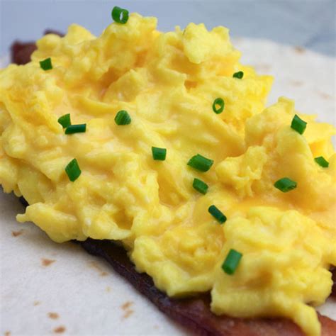 Scrambled Eggs With Cheese Recipe | MrBreakfast.com