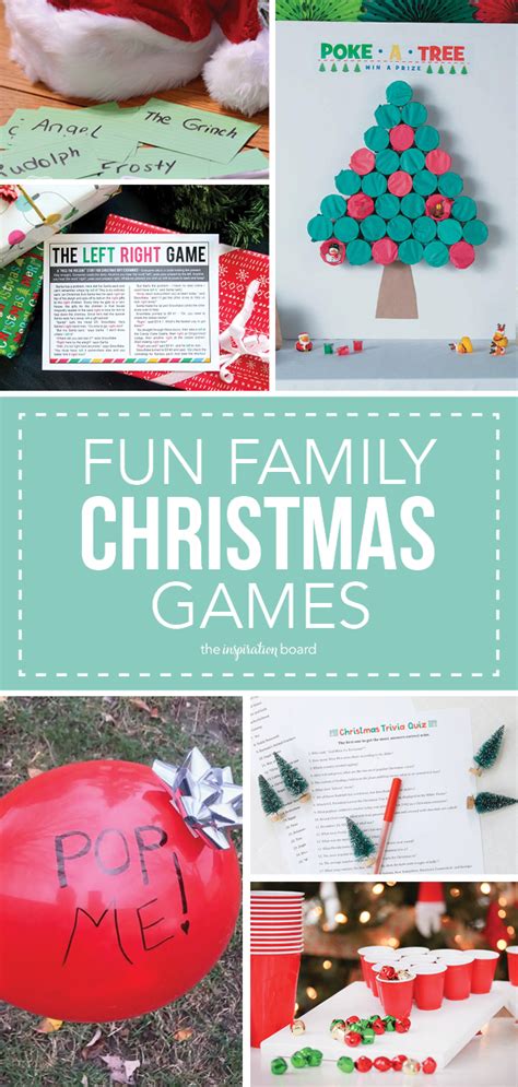 Fun Family Christmas Games - The Inspiration Board