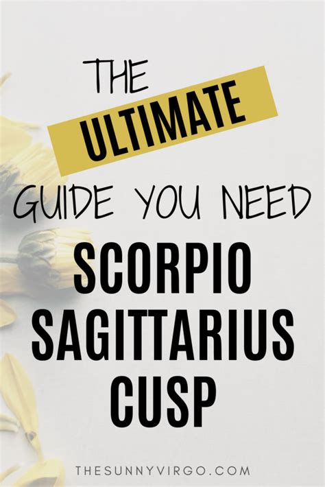 Scorpio-Sagittarius Cusp: Dates, Traits & How to Live Being One