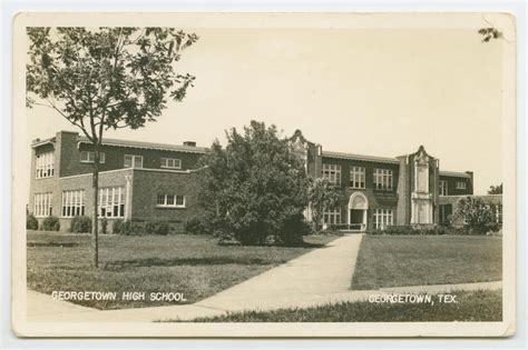 [Georgetown High School Postcard] - The Portal to Texas History