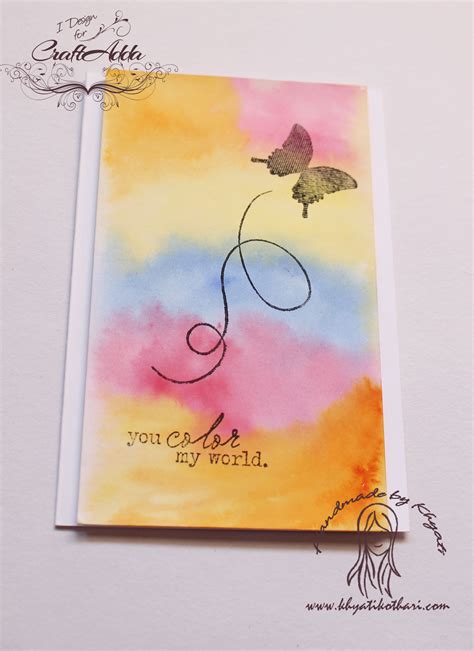 Some watercolor cards » Handmade Cards » Khyati Kothari DIY