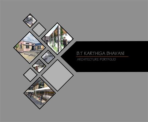 ARCHITECTURE PORTFOLIO FOR INTERNSHIP by Karthiga Bhavani BT - Issuu