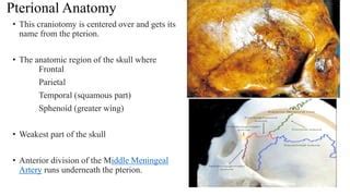 Pterional craniotomy | PPT