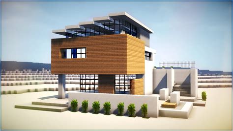 Minecraft: How to Build Modern Beach House Part 2 Minecraft Beach House ...