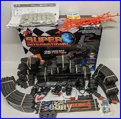 Car Track Set | AFX Super International Set 25′ AFX21018 Super G 4 Lane ...