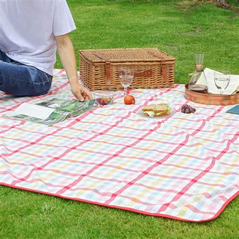 Extra Large Picnic Blanket 100% Cotton Machine Washable | Etsy