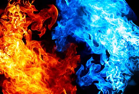 Blue Fire Flames White Background Blue Flames Bl… | Chainimage