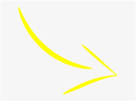 Arrow Right Yellow Clip Art At Clker - Yellow Arrow Vector Png Transparent PNG - 600x527 - Free ...