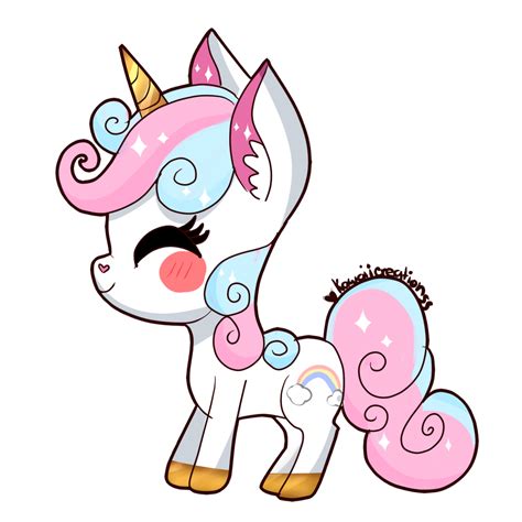 unicorn cute by kawaiicreationss on DeviantArt