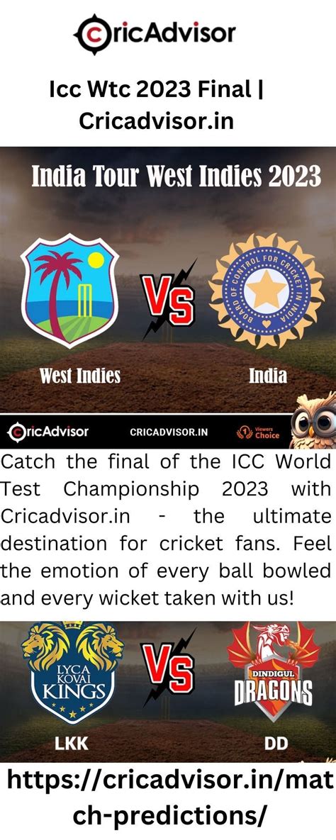 Icc Wtc 2023 Final | Cricadvisor.in - CricAdvisor - Medium