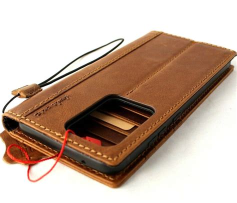 Genuine Leather Case for Samsung Galaxy S20 Ultra book wallet cover Ca ...