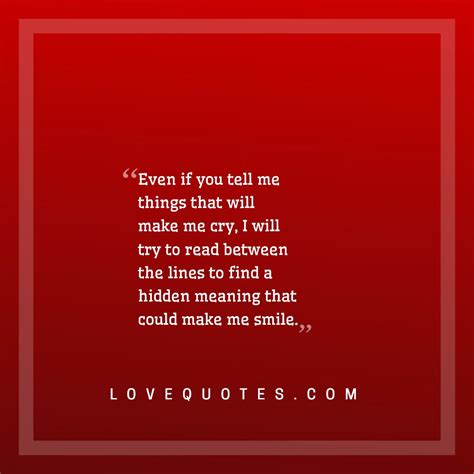 A Hidden Meaning - Love Quotes