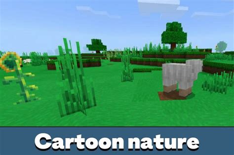 Cartoon Texture Pack for Minecraft PE - MCPE Texture Packs