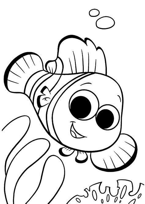 Finding Nemo coloring pages for kids, printable free | Coloring Pages for Kids Collections