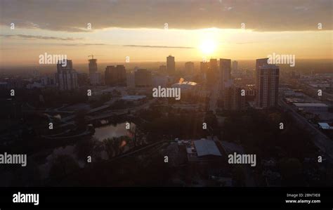 London Ontario Skyline Sunset Aerial Stock Photo - Alamy