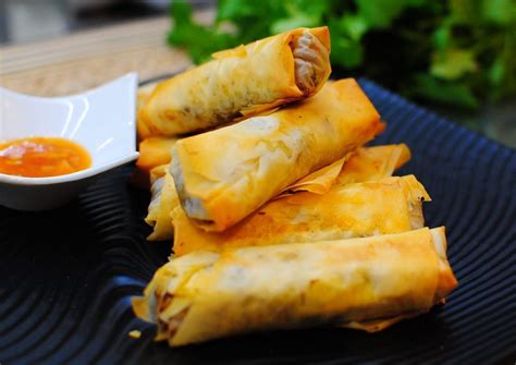 Baked Spring Rolls - thatsREALyummy