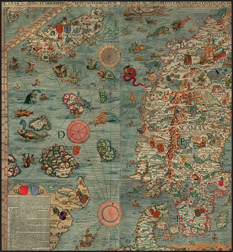 Kraken and Owl Whales: Take a Dip With History's Most Terrifying Sea Monsters | Antique maps ...