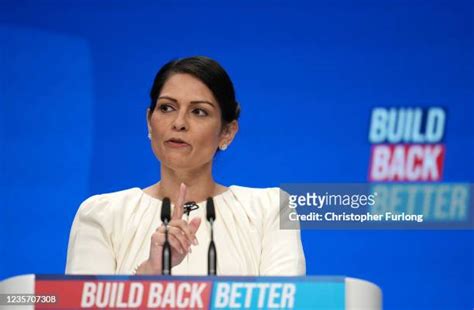 Priti Patel Speech Photos and Premium High Res Pictures - Getty Images