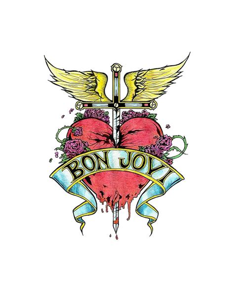 Bon Jovi Logo Digital Art by Nikita Prine - Pixels