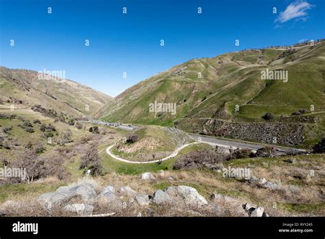 Dead Man's Curve Stock Photo - Alamy