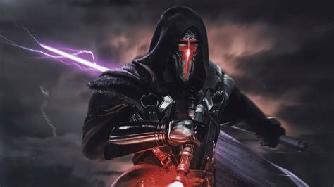 darth revan, star wars, lightsaber, knights of the old republic, game, 4k, pc, HD Wallpaper ...