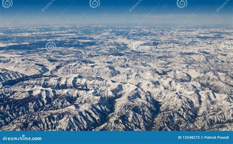 Aerial View Of Yellowstone National Park, USA Stock Photos - Image: 12548273