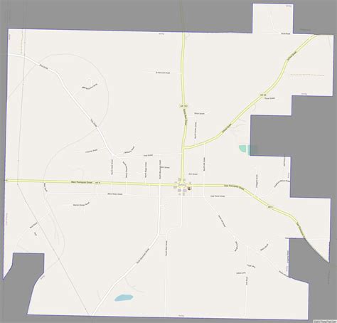 Map of Amity city, Arkansas